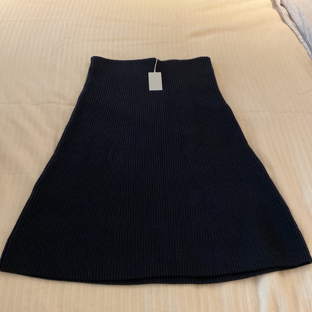 NWT COS Wool A-Line Knit Skirt L
